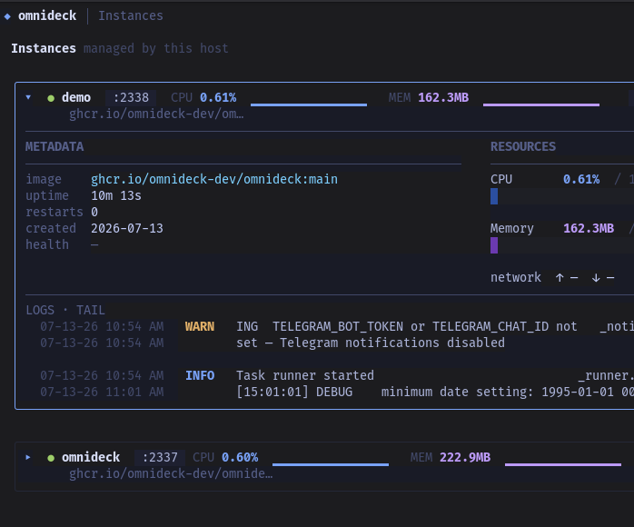 CLI Dashboard Update