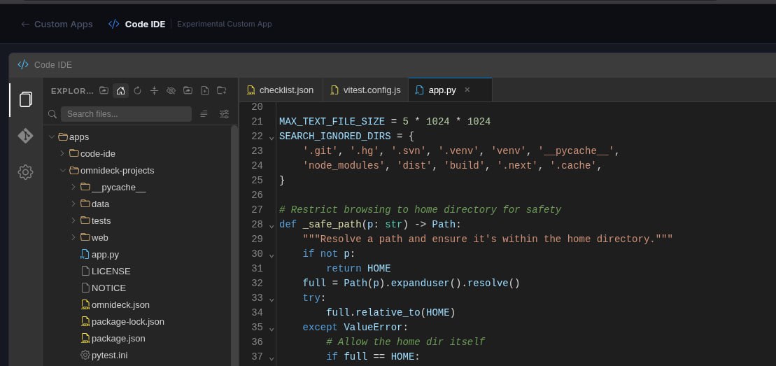 IDE App