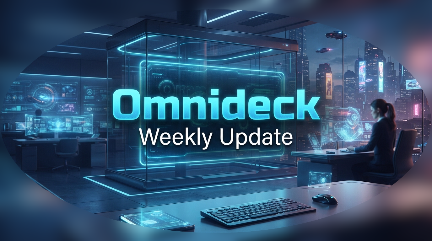 Omnideck weekly update: July 6-12, 2026